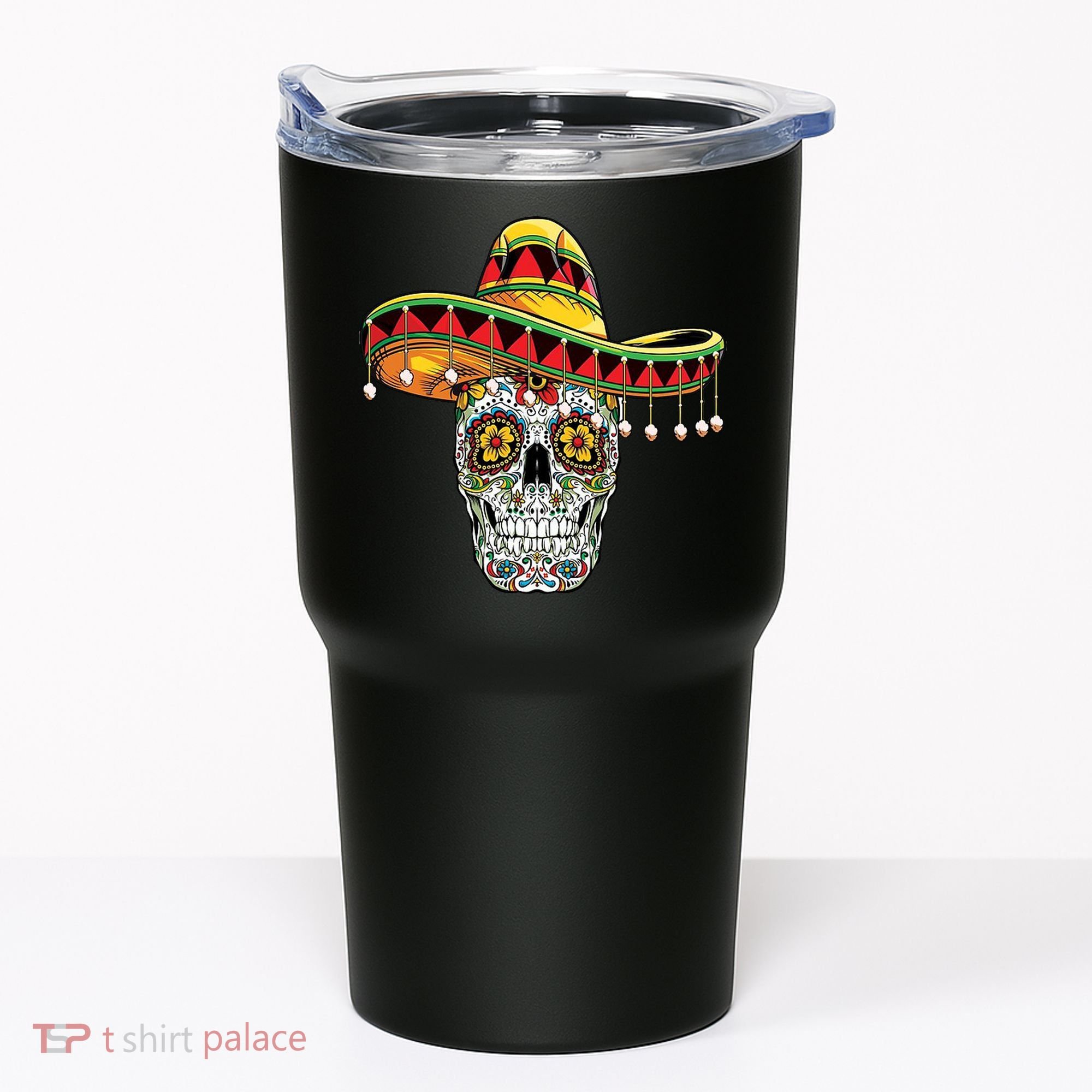 Cinco De Mayo Fiesta Skull Tumbler