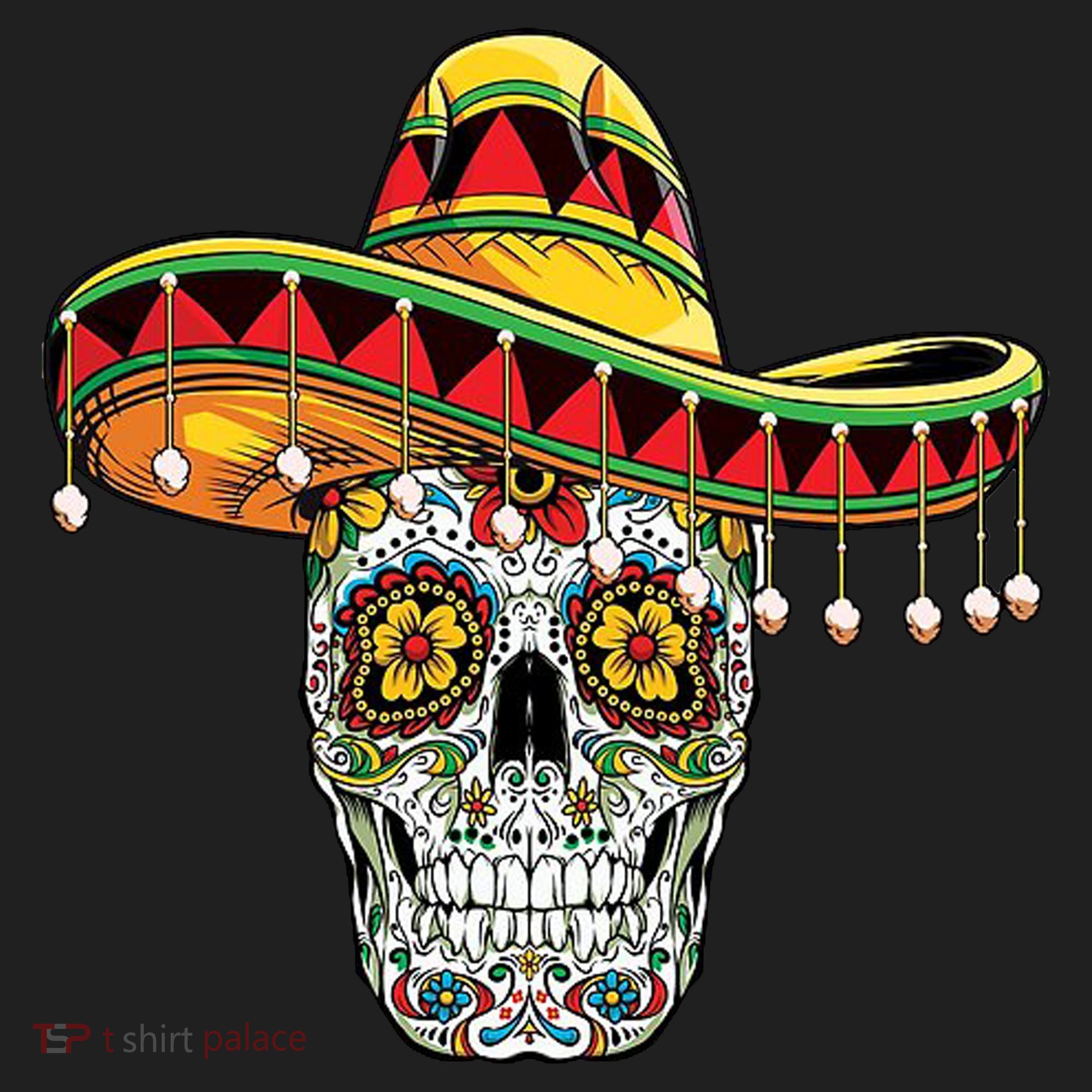 Cinco De Mayo Fiesta Skull Tumbler