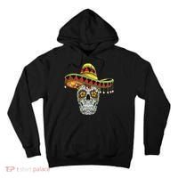 Cinco De Mayo Fiesta Skull Tall Hoodie thumb 0