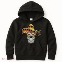 Cinco De Mayo Fiesta Skull Kids Hoodie thumb 0
