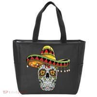 Cinco De Mayo Fiesta Skull Tote Bag thumb 0