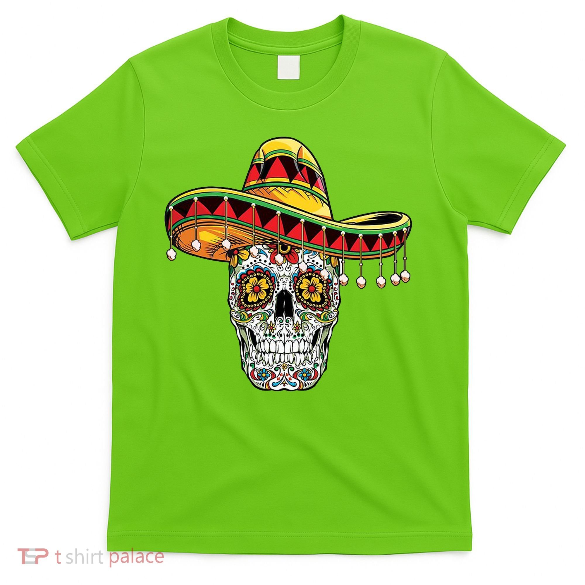 Cinco De Mayo Fiesta Skull T-Shirt