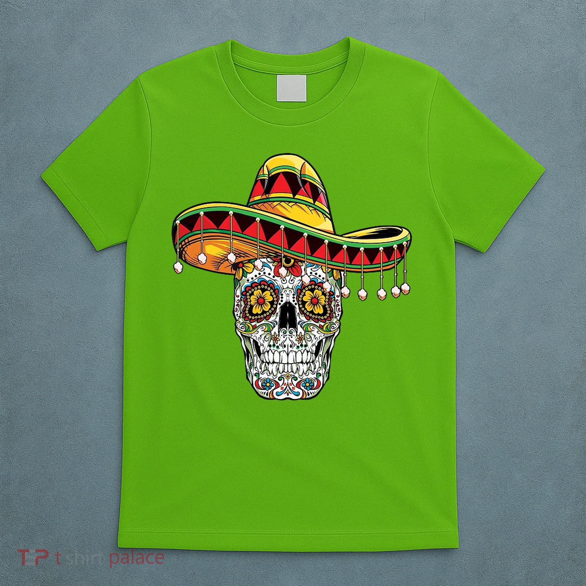 Cinco De Mayo Fiesta Skull T-Shirt