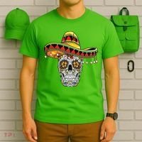 Cinco De Mayo Fiesta Skull T-Shirt thumb 6