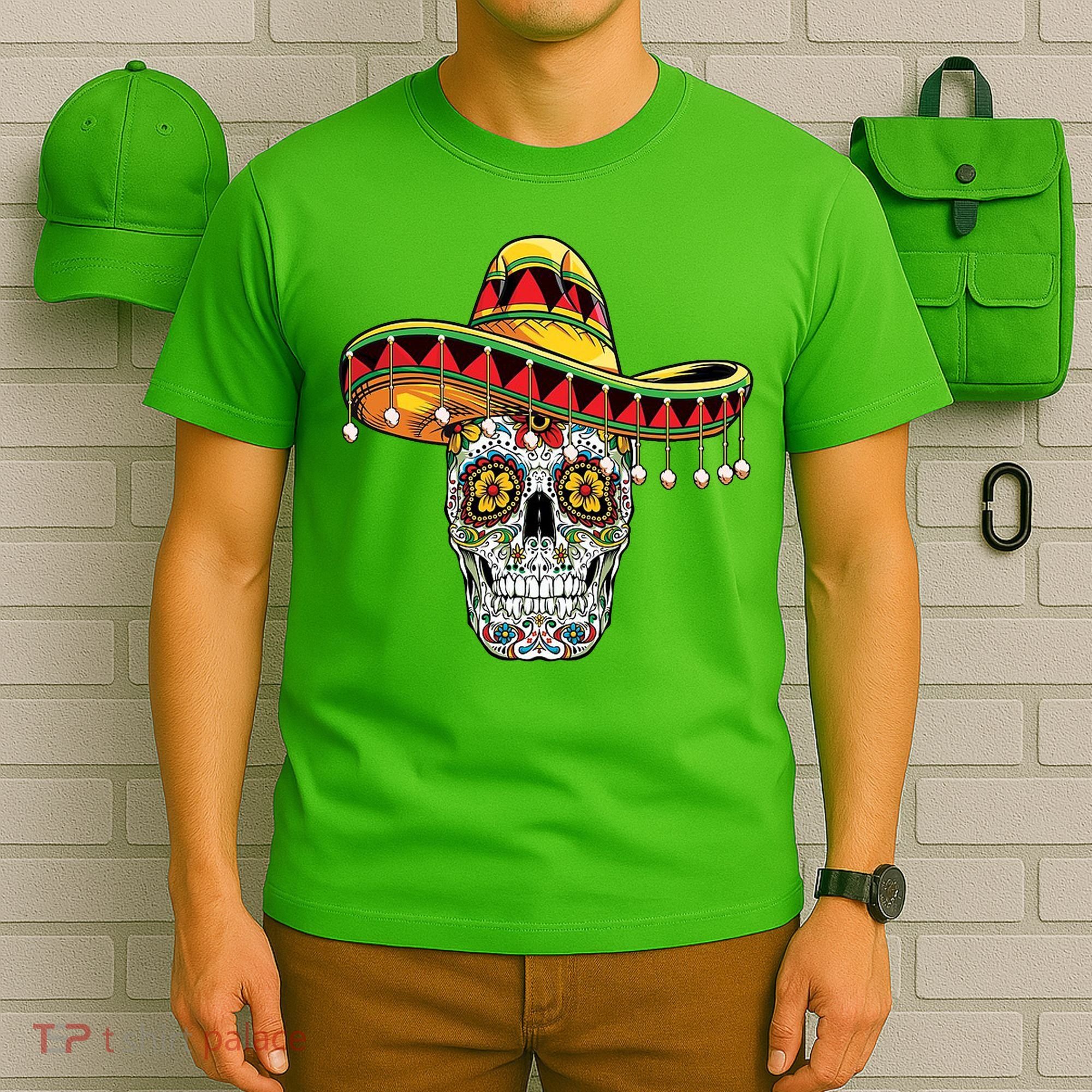 Cinco De Mayo Fiesta Skull T-Shirt