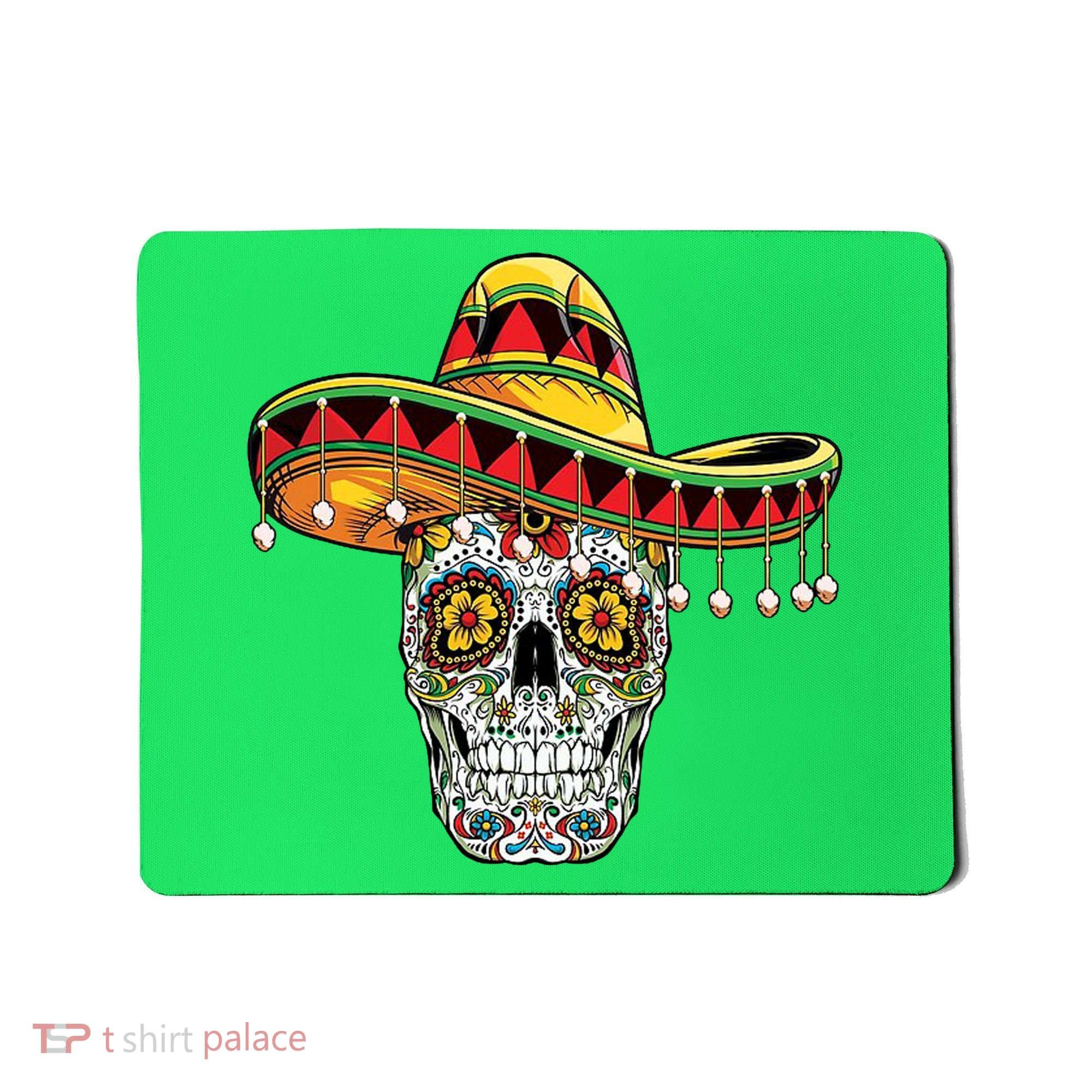 Cinco De Mayo Fiesta Skull Mousepad