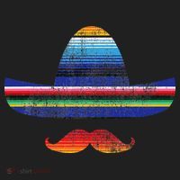 Cinco De Mayo Serape Blanket Inspired Sombrero Mustache Tumbler thumb 3