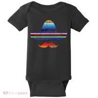 Cinco De Mayo Serape Blanket Inspired Sombrero Mustache Baby Bodysuit thumb 0