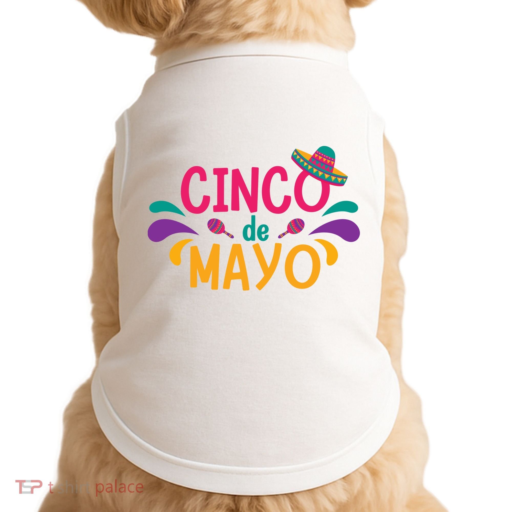 Cinco De Mayo Fiesta Mexican Party Doggie Tank