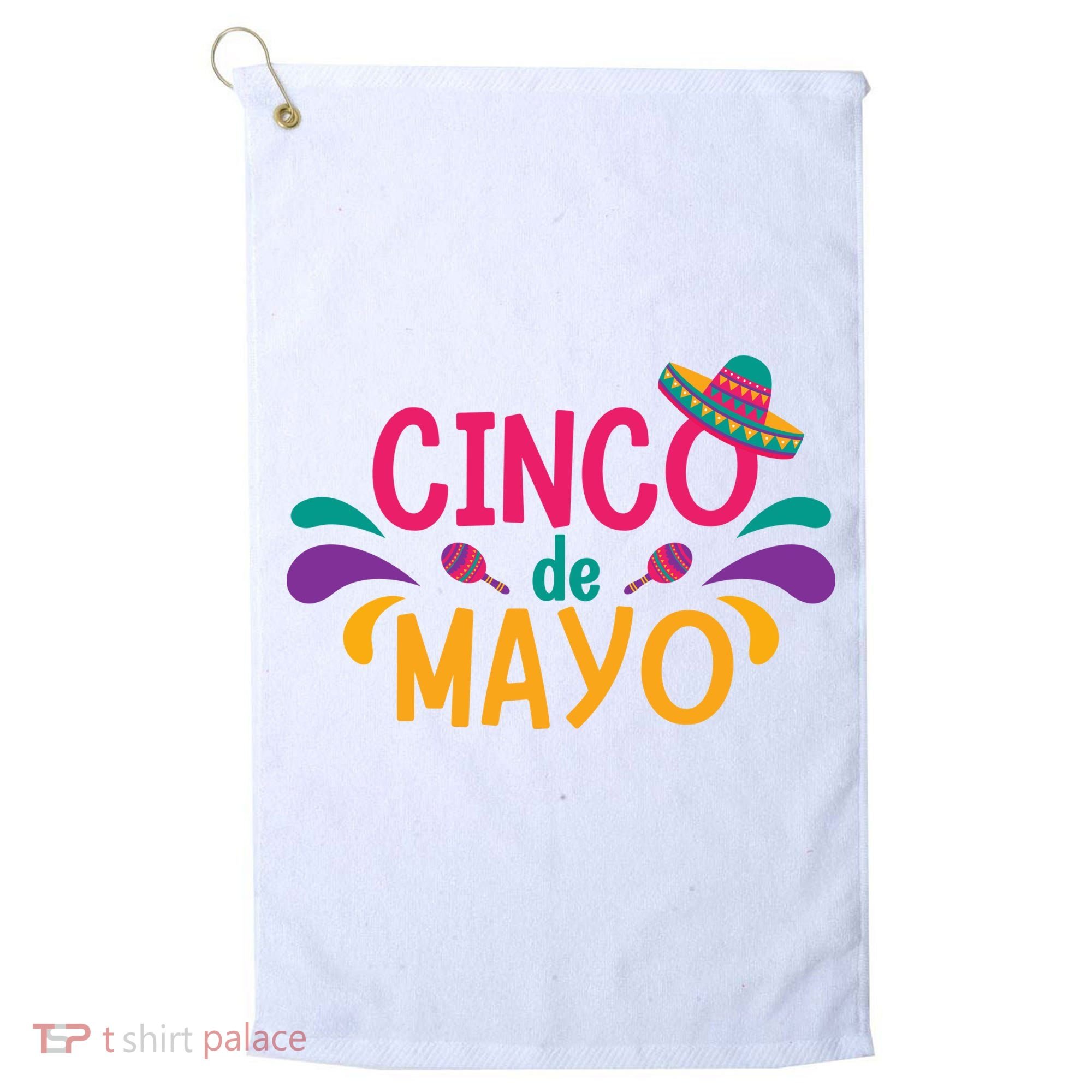 Cinco De Mayo Fiesta Mexican Party Golf Towel