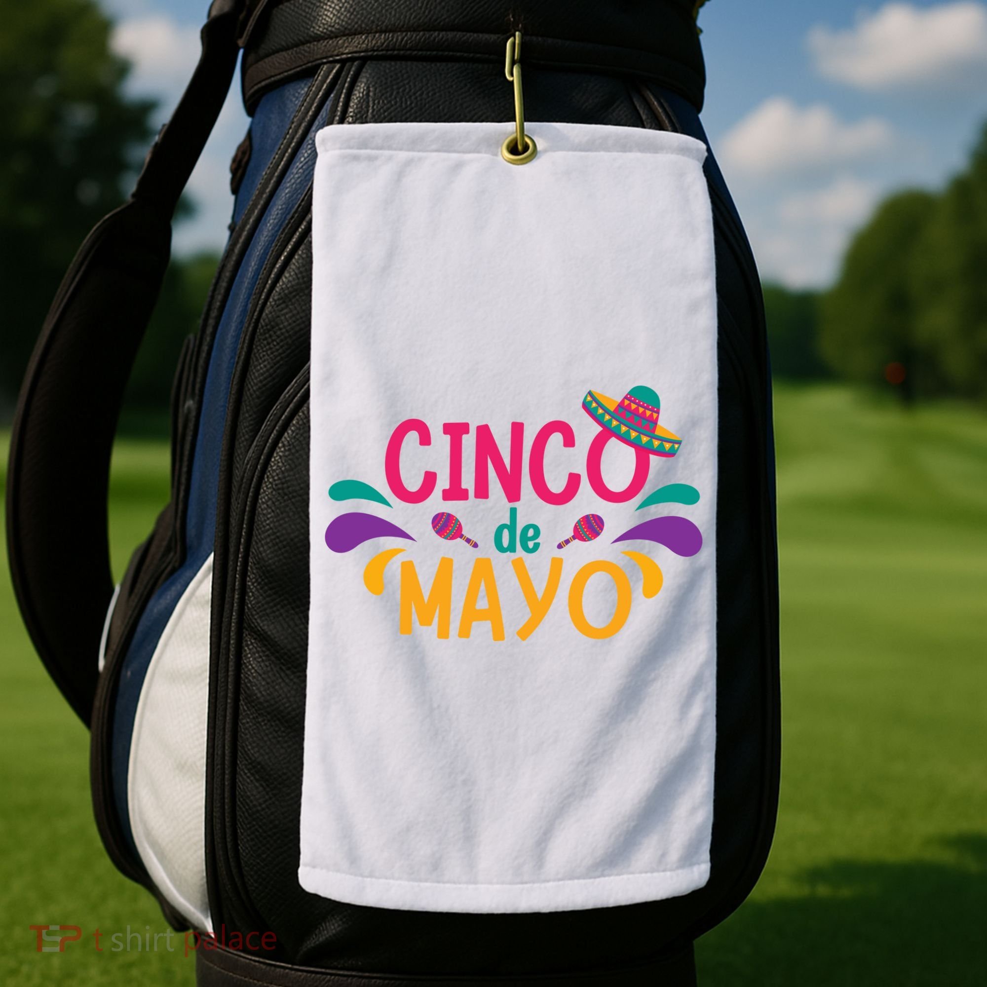 Cinco De Mayo Fiesta Mexican Party Golf Towel