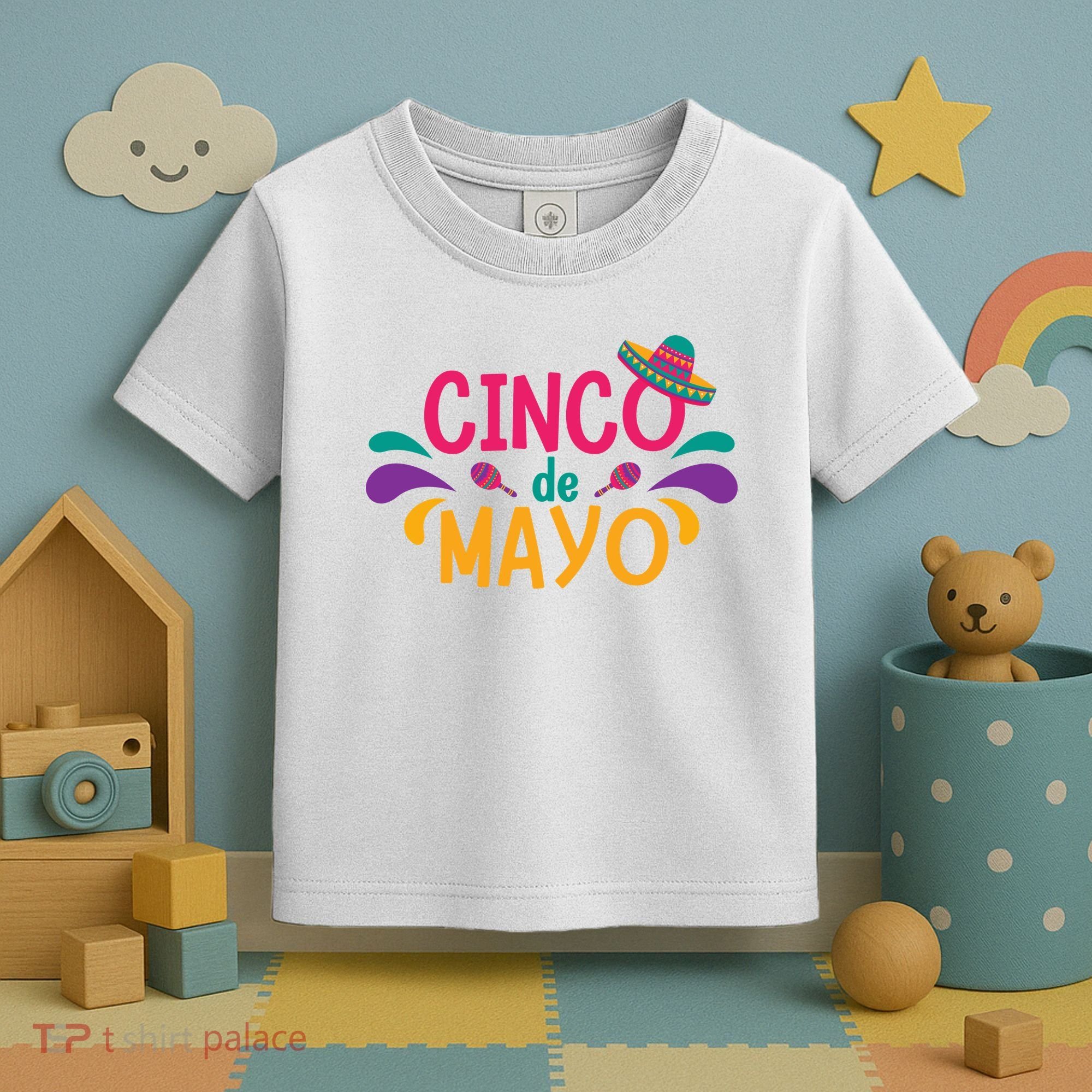 Cinco De Mayo Fiesta Mexican Party Toddler T-Shirt