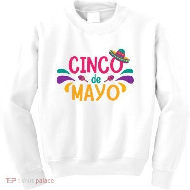 Cinco De Mayo Fiesta Mexican Party Kids Sweatshirt