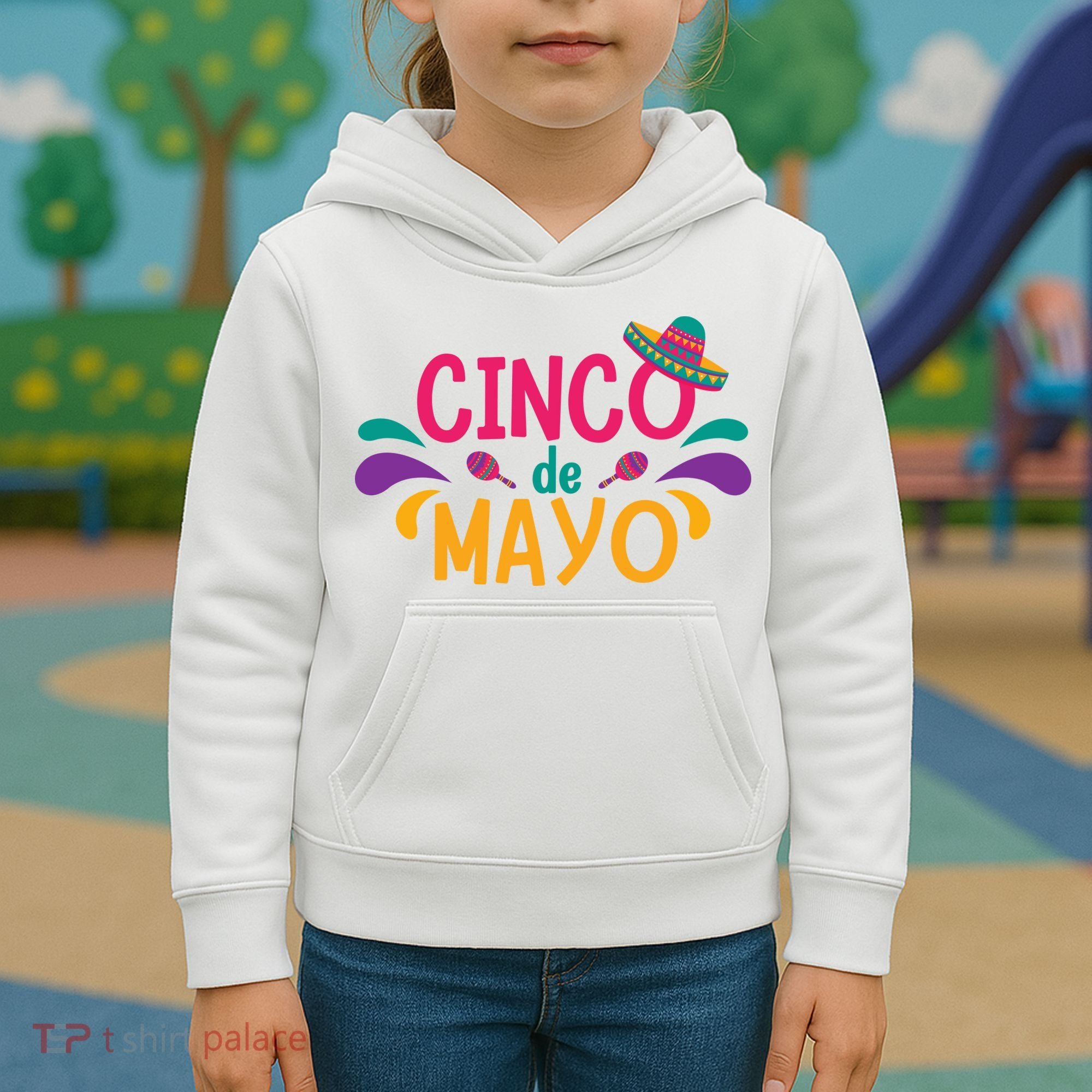 Cinco De Mayo Fiesta Mexican Party Kids Hoodie