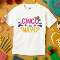 Cinco De Mayo Fiesta Mexican Party Kids T-Shirt thumb 3