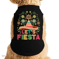 Cinco De Mayo Let's Fiesta Doggie Tank thumb 0