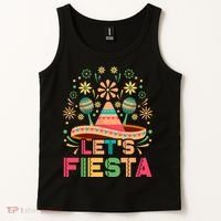 Cinco De Mayo Let's Fiesta Tank Top thumb 2