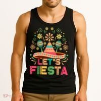 Cinco De Mayo Let's Fiesta Tank Top thumb 3
