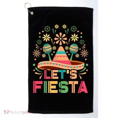 Cinco De Mayo Let's Fiesta Golf Towel