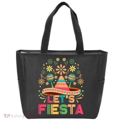 Cinco De Mayo Let's Fiesta Tote Bag
