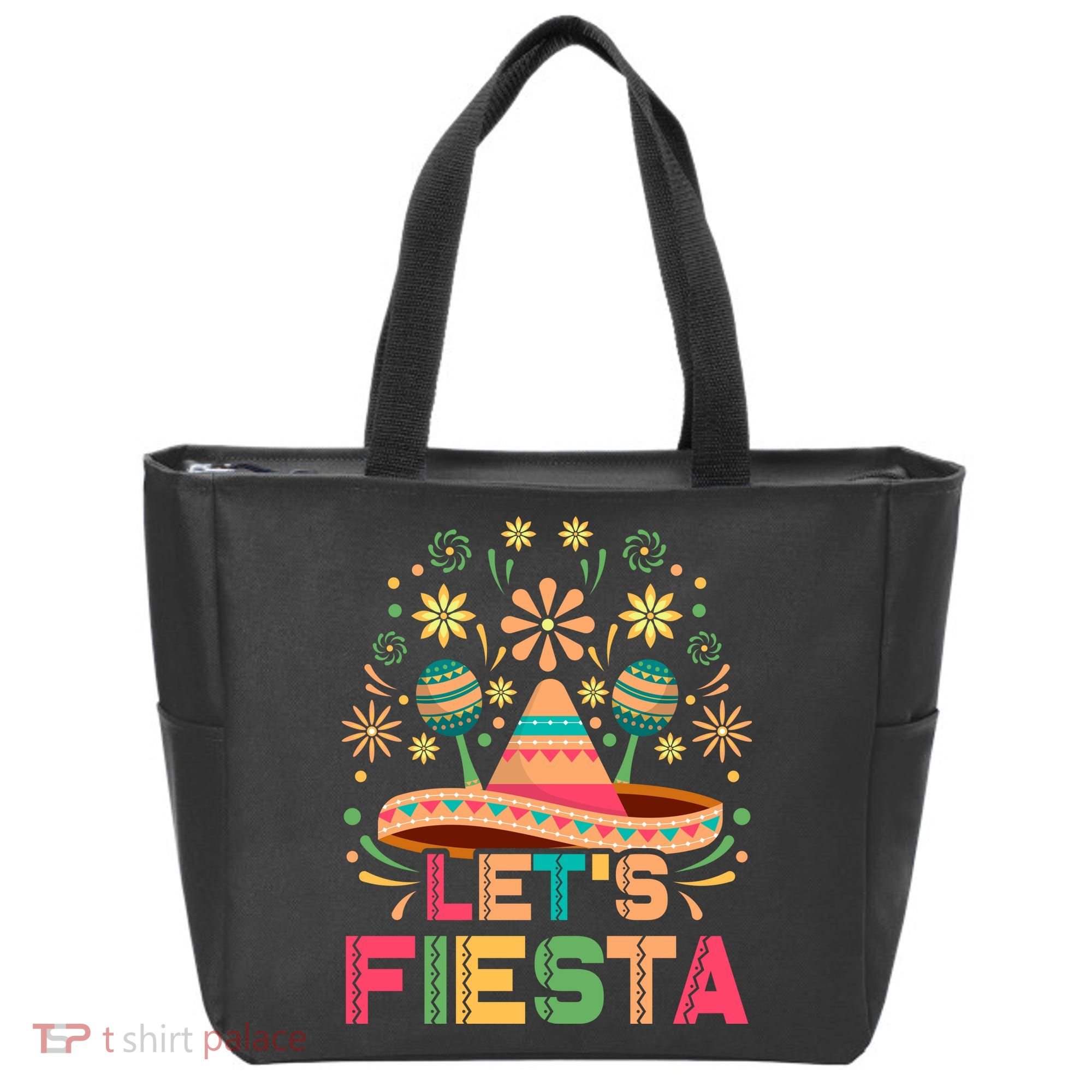 Cinco De Mayo Let's Fiesta Tote Bag
