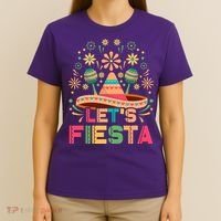 Cinco De Mayo Let's Fiesta T-Shirt thumb 4