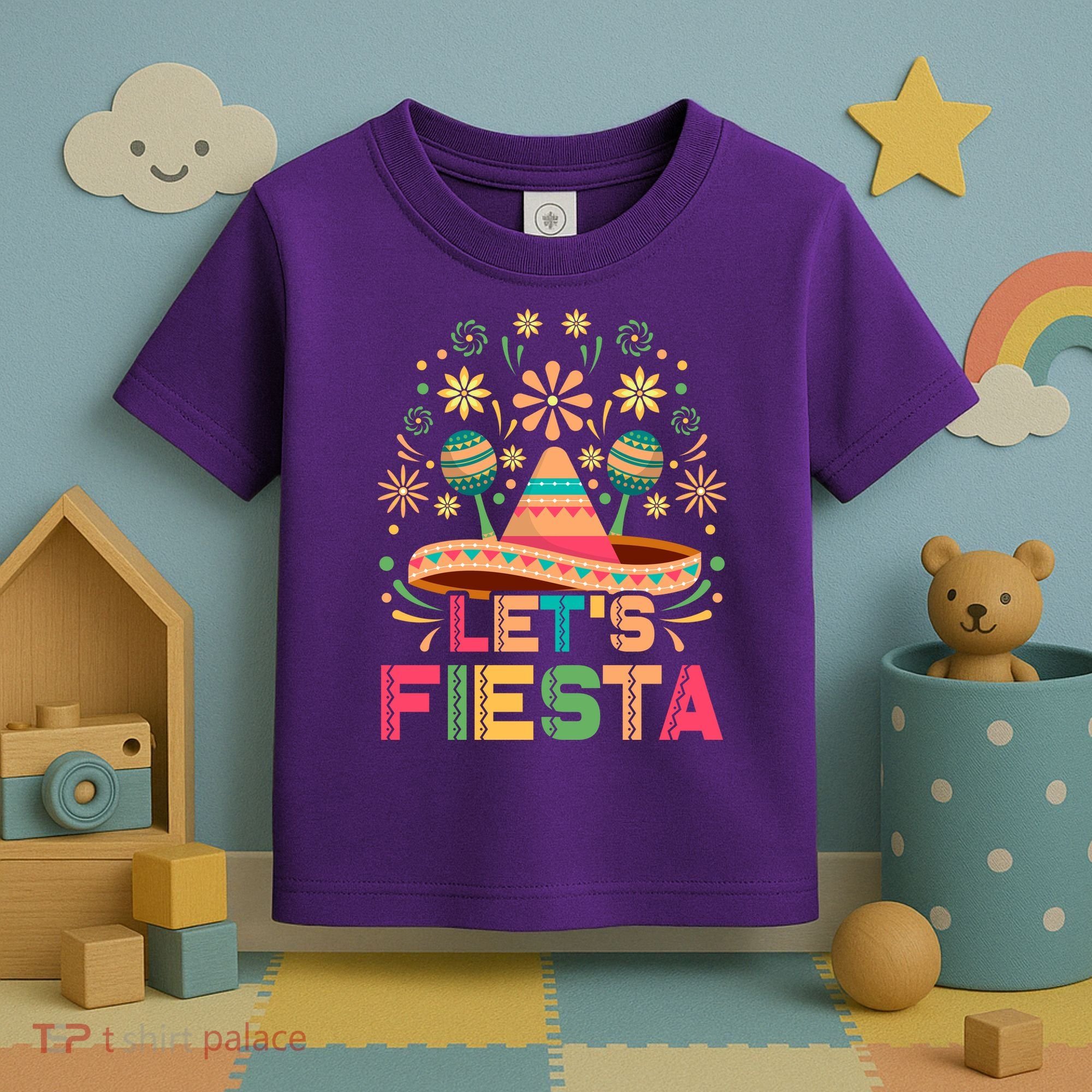 Cinco De Mayo Let's Fiesta Toddler T-Shirt