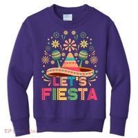 Cinco De Mayo Let's Fiesta Kids Sweatshirt thumb 0