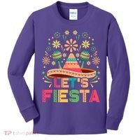 Cinco De Mayo Let's Fiesta Kids Long Sleeve Shirt thumb 0