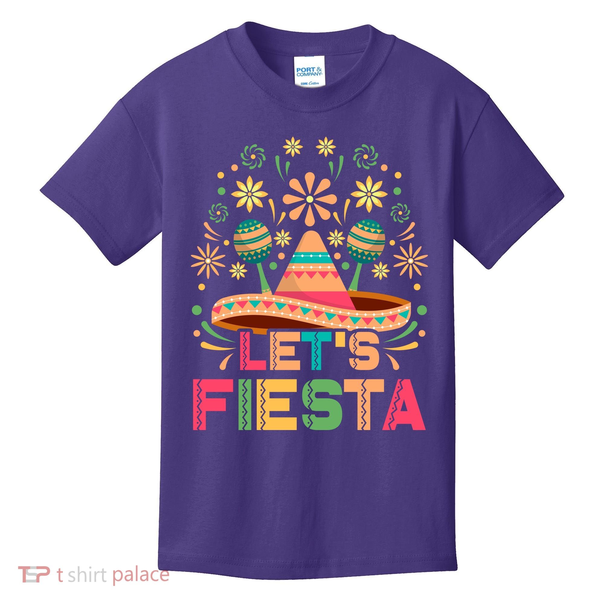 Cinco De Mayo Let's Fiesta Kids T-Shirt