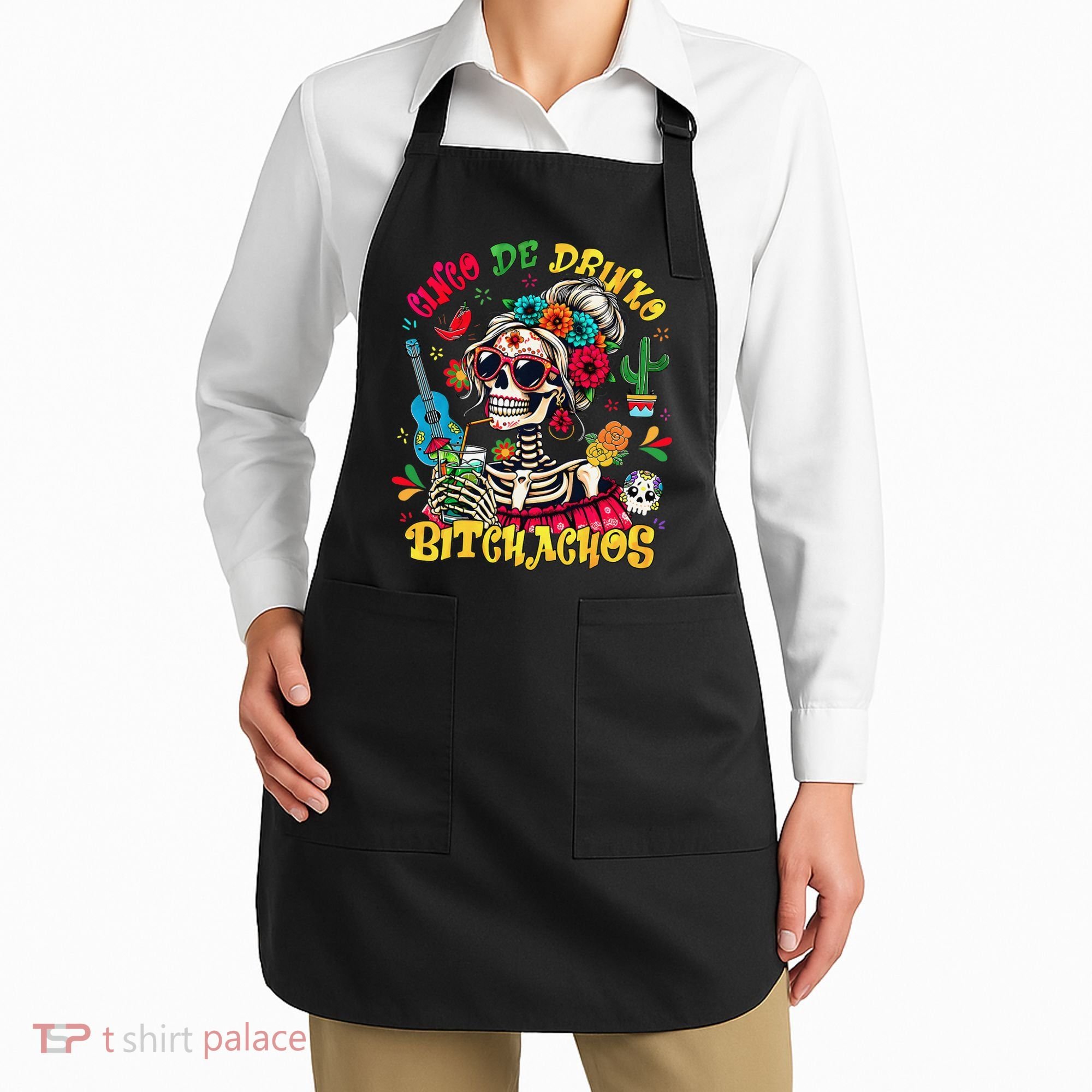 Cinco De Mayo Funny Mexican Party Cinco De Drinko Apron