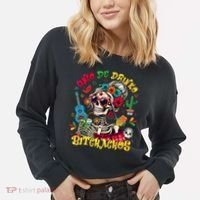 Cinco De Mayo Funny Mexican Party Cinco De Drinko Cropped Pullover Crew thumb 2