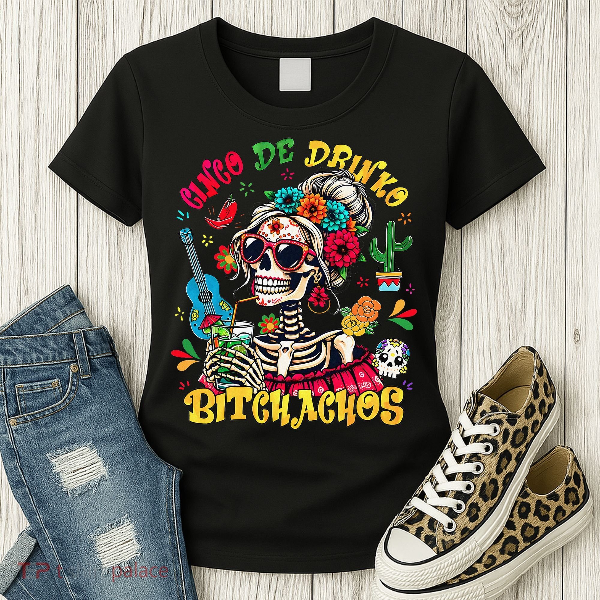 Cinco De Mayo Funny Mexican Party Cinco De Drinko Women's T-Shirt