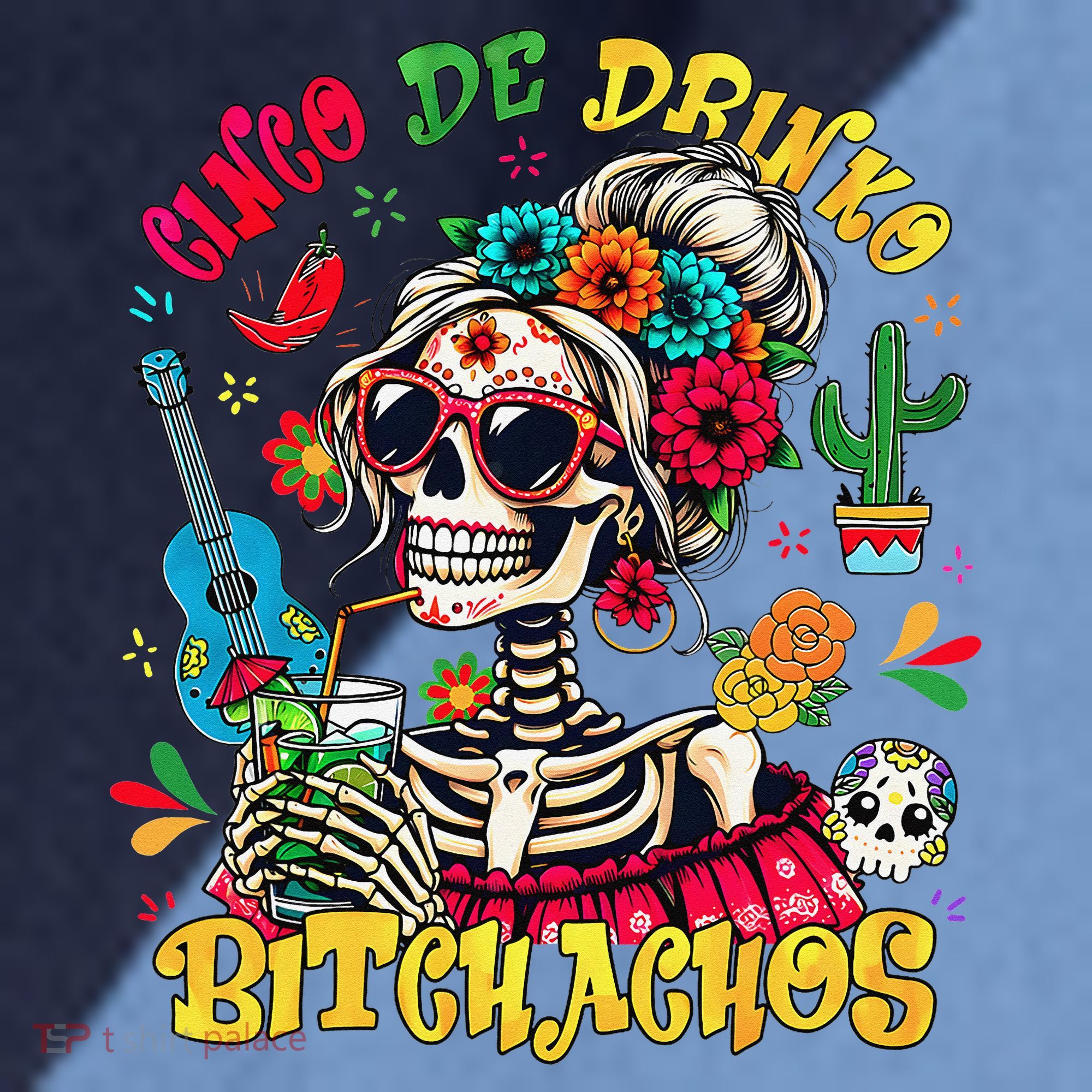 Cinco De Mayo Funny Mexican Party Cinco De Drinko Raglan Baseball Sleeve Shirt