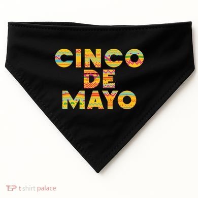 Cinco De Mayo Fiesta Holiday USA-Made Doggie Bandana