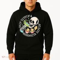Chippin Dippin Margarita Sippin Skull Hoodie thumb 2
