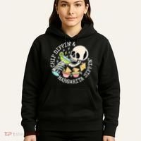 Chippin Dippin Margarita Sippin Skull Hoodie thumb 5