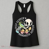 Chippin Dippin Margarita Sippin Skull Women's Tank Top thumb 3