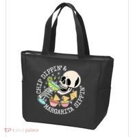 Chippin Dippin Margarita Sippin Skull Tote Bag thumb 3
