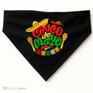 Cinco De Mayo Celebration Fiesta USA-Made Doggie Bandana
