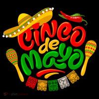 Cinco De Mayo Celebration Fiesta USA-Made Doggie Bandana thumb 2