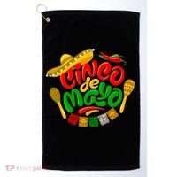 Cinco De Mayo Celebration Fiesta Golf Towel thumb 0