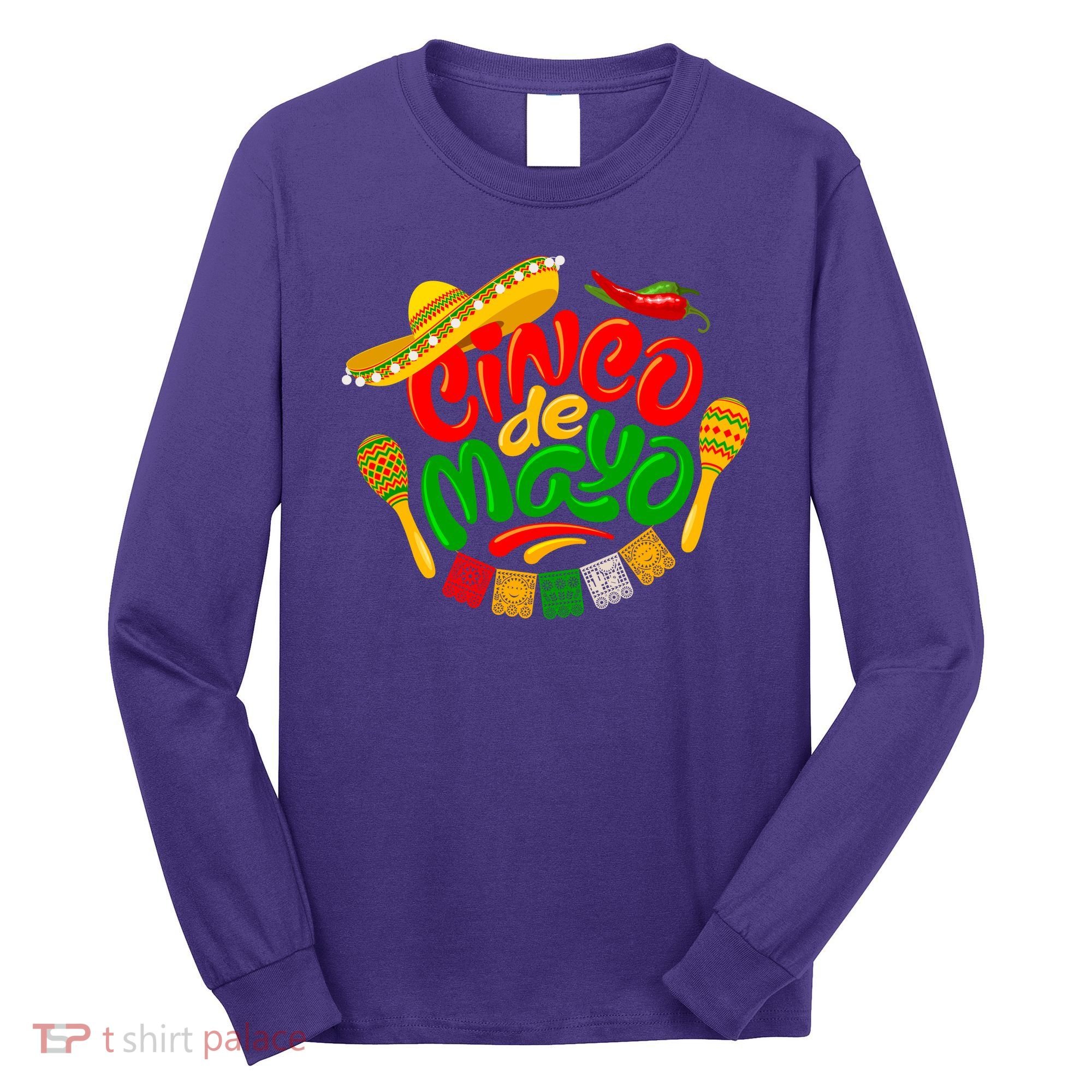 Cinco De Mayo Celebration Fiesta Long Sleeve Shirt
