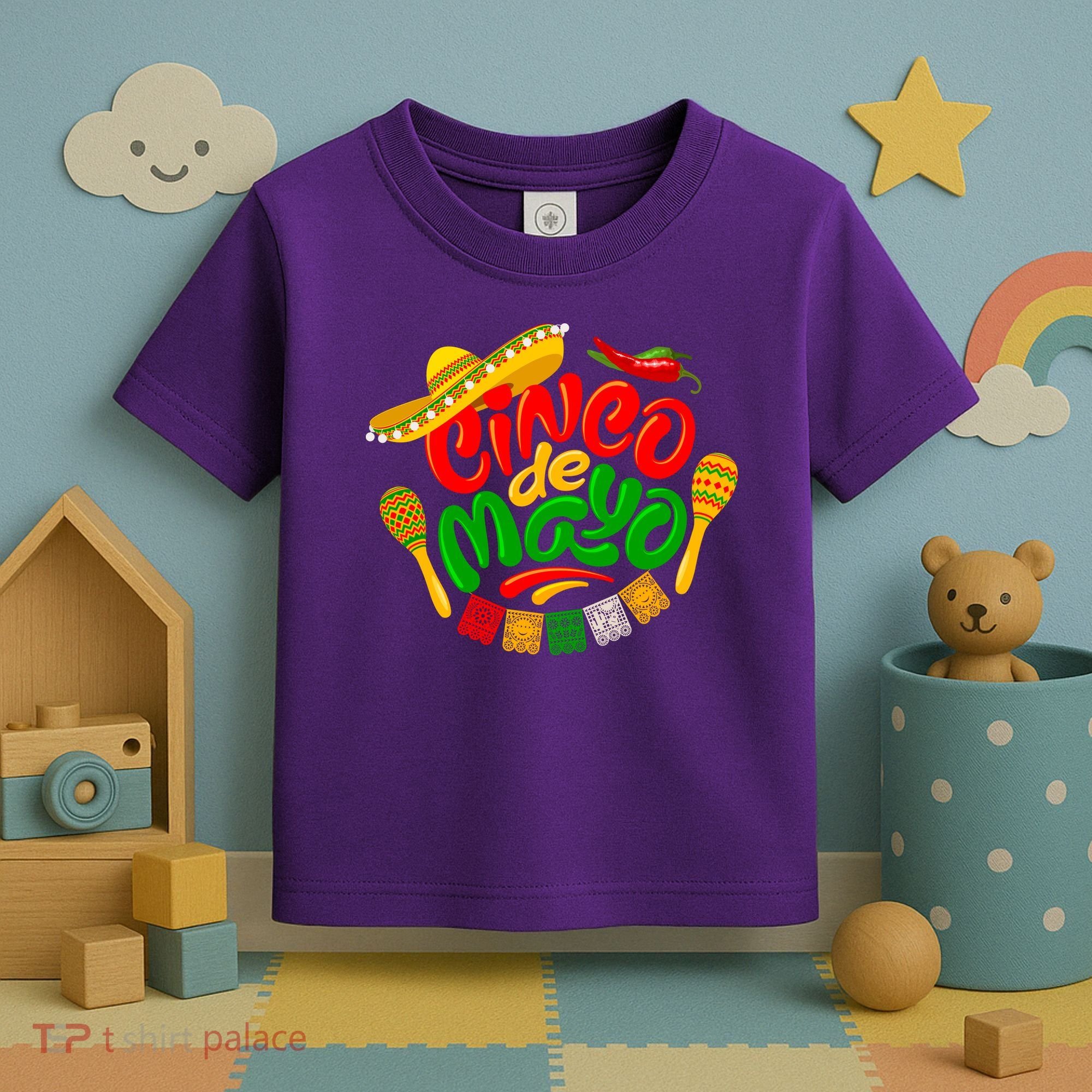 Cinco De Mayo Celebration Fiesta Toddler T-Shirt