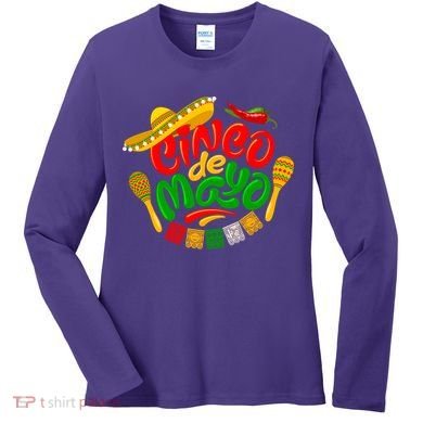 Cinco De Mayo Celebration Fiesta Women's Long Sleeve Shirt