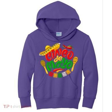 Cinco De Mayo Celebration Fiesta Kids Hoodie
