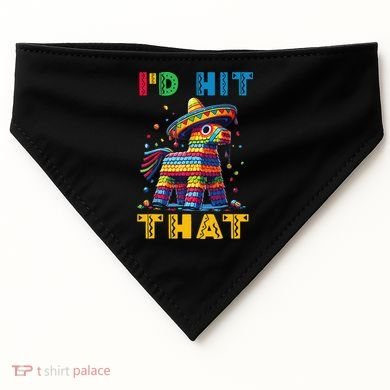 Cinco De Mayo Funny Ideas Id Hit That Pinata Women USA-Made Doggie Bandana