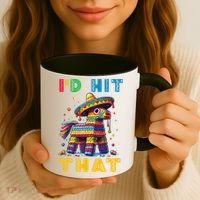 Cinco De Mayo Funny Ideas Id Hit That Pinata Women Coffee Mug thumb 3
