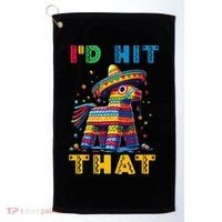 Cinco De Mayo Funny Ideas Id Hit That Pinata Women Golf Towel thumb 0