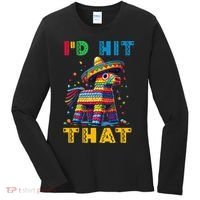 Cinco De Mayo Funny Ideas Id Hit That Pinata Women Women's Long Sleeve Shirt thumb 0